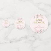 Baby shower Girl Confetti (Achterkanten)
