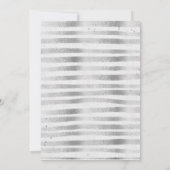 Baby shower Girl Invintation Blush Pink Kaart (Achterkant)