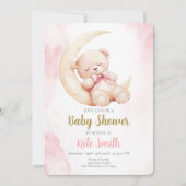 Baby shower Girl Kaart (Voorkant)