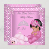 Baby shower Girl Pink Kaart (Voorkant / Achterkant)