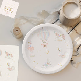 Baby shower Girl Star Princess Sprookjesballerina Papieren Bordje