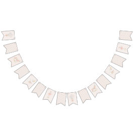 Baby shower Girl Star Princess Sprookjesballerina Vlaggetjes