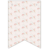 Baby shower Girl Star Princess Sprookjesballerina Vlaggetjes (Tweede vlag)