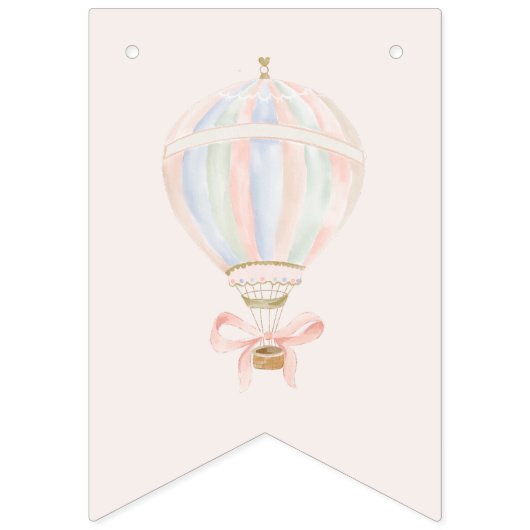 Baby shower Girl Star Princess Sprookjesballerina Vlaggetjes (Eerste vlag)