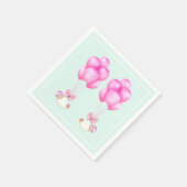 Baby shower Girl Twins Servet (Hoek)