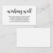 baby shower, goed gespen, modern, roestzwart informatiekaartje (Voorkant / Achterkant)