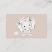 Baby shower, goed wensen informatiekaartje (Achterkant)