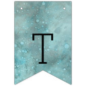 Baby shower Gold Dolphin-Baby, Swallowtail Banner (Tweede vlag)