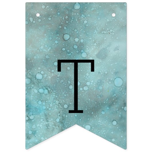 Baby shower Gold Dolphin-Baby, Swallowtail Banner (Tweede vlag)