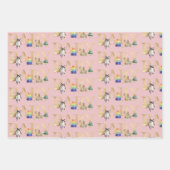 Baby shower Gold Font  speelgoed Inpakpapier Vel (Voorkant 2)