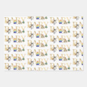 Baby shower Gold Font  speelgoed Inpakpapier Vel (Voorkant)