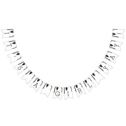 baby shower Gold Penguin, Swallowtail Banner (Alle)