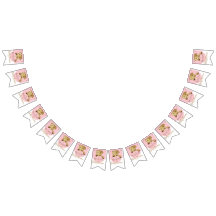 Baby shower Gold/roze olifant, zoutpanner