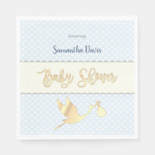 Baby shower Golden Stork Baby Servet