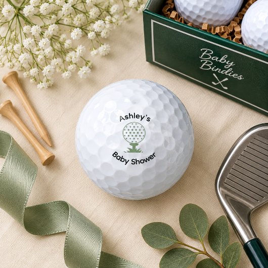 Baby Shower Golfballen