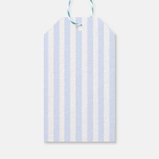 Baby shower goose blue cadeaulabel (Achterkant)