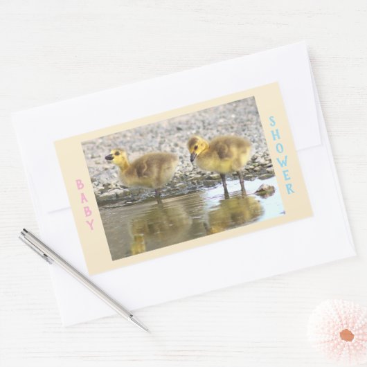 Baby shower Goslings Stickers (Envelop)