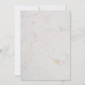 Baby shower Goud Roze Orchideeën Bloemen Geometris Kaart (Achterkant)