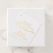 Baby shower Gouden Folie Baby Making Potion Bedankjes Labels (Met doos)