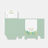 Baby shower Greenery Eucalyptus Leaves Olive Bedankdoosjes (Uitgevouwen)