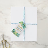 Baby shower Greenery Eucalyptus Olive Branches Cadeaulabel (Met Touw)