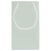 Baby shower Greenery Trendy Waterverf Foliage Klein Cadeauzakje (Achterkant)