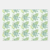 Baby shower Greenery Wreath Personalized Inpakpapier Vel (Voorkant 3)