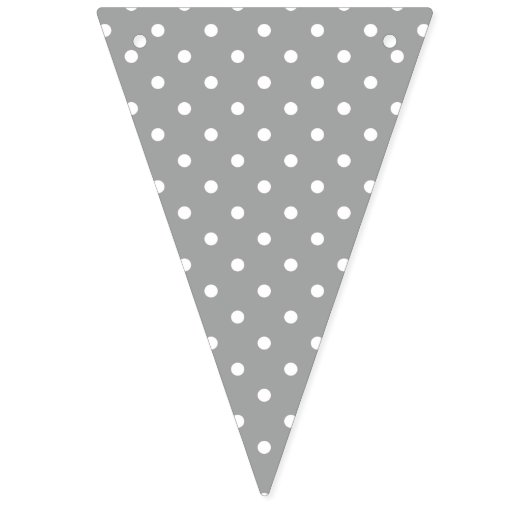 Baby shower grijze, witte en pasteelroze pols vlaggetjes (Tweede vlag)