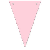 Baby shower grijze, witte en pasteelroze pols vlaggetjes (Eerste vlag)