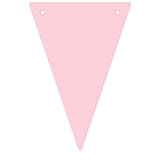 Baby shower grijze, witte en pasteelroze pols vlaggetjes (Eerste vlag)