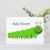 Baby shower Groen driehoekssnijdend ontwerp Kaart (Staand voorkant)