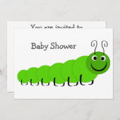Baby shower Groen driehoekssnijdend ontwerp Kaart (Voorkant / Achterkant)