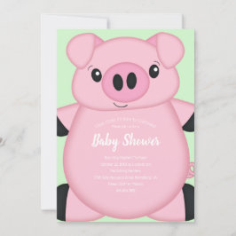 Baby shower Groene varkens Kaart