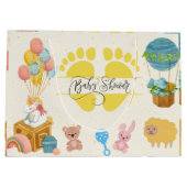 Baby shower Groot Cadeauzakje (Achterkant)