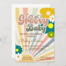 BABY SHOWER, GROOVY BABY,
