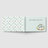 Baby Shower Guest Book Dinosaur Dino Mite Keepsake Gastenboek (Volledig)