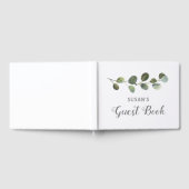 Baby shower Guest Book, Greenery Eucalyptus Gastenboek (Volledig)