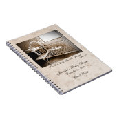 Baby shower Guest Book,  Wieg Notitieboek (Rechterzijde)