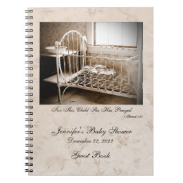 Baby shower Guest Book,  Wieg Notitieboek