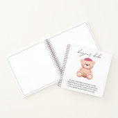 Baby shower Guestbook Bonjour Bebe Frans Notitiebo Notitieboek (Binnen)