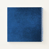 Baby shower Guestbook Bonjour Bebe French Notitieboek (Achterkant)