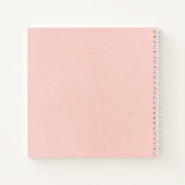Baby shower-Guestbook - Wisdom Pink Notitieboek (Achterkant)