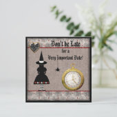 baby shower Halloween Alice in Wonderland Invites Kaart (Staand voorkant)