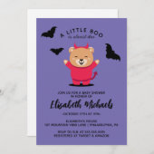 BABY SHOWER | Halloween Cute Lil' Beer Devil Notitiekaartje (Voorkant / Achterkant)