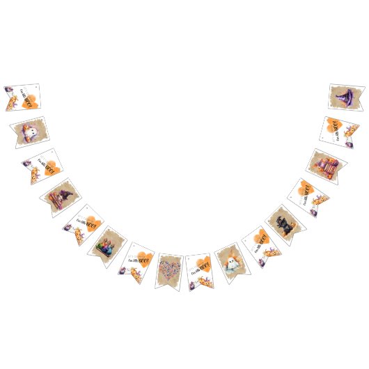 Baby shower Halloween Een beetje Boo Vlaggetjes (Alle)