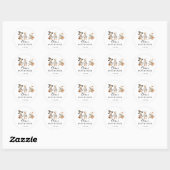 Baby Shower Halloween gans sticker (Vel)