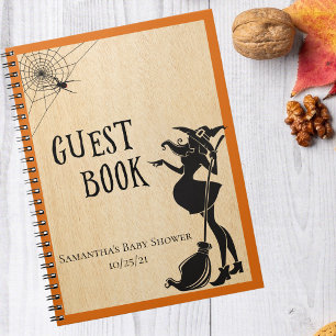 Baby Shower Halloween Heks Gastboek Notitieboek