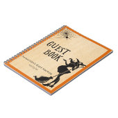 Baby shower Halloween Witch Guest Book Notitieboek (Linkerzijde)