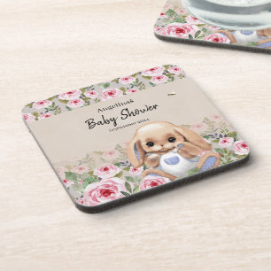 Baby shower Hard plastiek onderzetter met schattig
