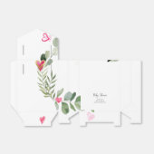 Baby shower Harde Eucalyptus Favor Box Bedankdoosjes (Uitgevouwen)
